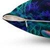 Glowing Enchanted Undersea Jelly Fish Square Pillow - Image 3