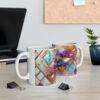 Bejeweled Diamond Coffee Tea Ceramic Mug 11oz - Image 3