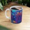 Magical Underwater Marine Sea Life Coffee Tea Ceramic Mug 11oz - Image 5