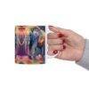 Multicolor Elephants Coffee Tea Ceramic Mug 11oz - Image 7