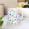 Multicolor Coffee Tee Ceramic Mug 11oz - Image 4