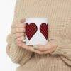Plaid Heart Ceramic Mug 11oz - Image 7