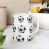 Football Coffee Tee Ceramic Mug 11oz - Image 4