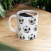 Football Coffee Tee Ceramic Mug 11oz - Image 2