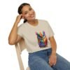 Rainbow Color Owl Unisex T Shirt - Image 5