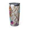 3D Multicolor Bejeweled Diamond Vagabond 20oz Tumbler - Image 4