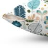 Multicolor Wildflowers and Sun Square Cushion Pillow - Image 3