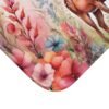 Deer in a Field of Flowers Bath Mat - Image 3