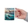 Whales in the Ocean Ceramic Coffee Mug 11oz - Image 6