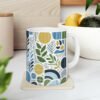Shapes & Wild Flowers Plant Leaves Ceramic Mug 11oz - Image 3