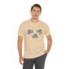 Black and White Clover Leaf Jersey Short Sleeve Tee Shirt - Image 8
