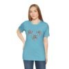 Black and White Clover Leaf Jersey Short Sleeve Tee Shirt - Image 3