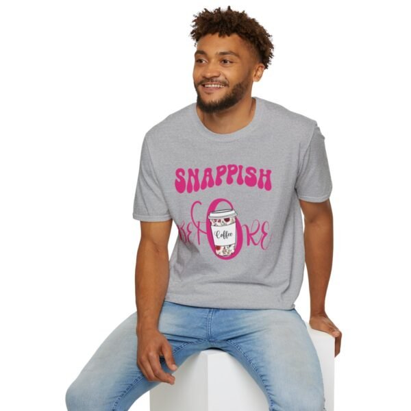 Snappish Before Cofee Unisex T Shirt - Image 4