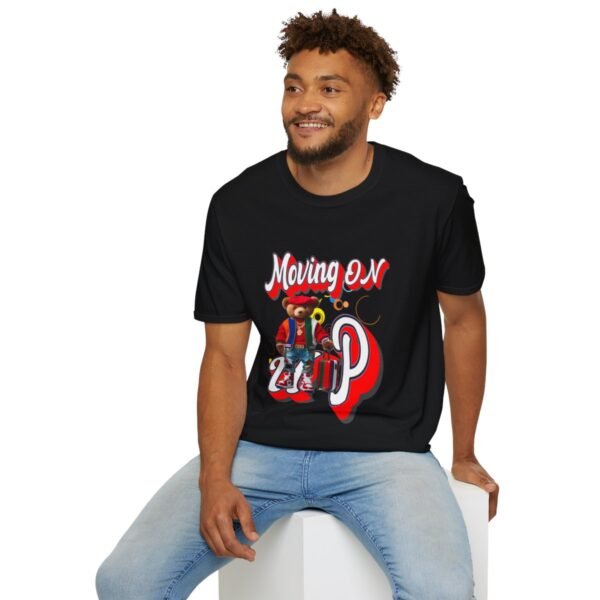 Moving On Up Teddy Unisex T Shirt - Image 3