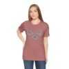 Black and White Clover Leaf Jersey Short Sleeve Tee Shirt - Image 7