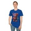Flowers Design X Teddy Bear Unisex Funny Graphic Tee Shirt - Image 5