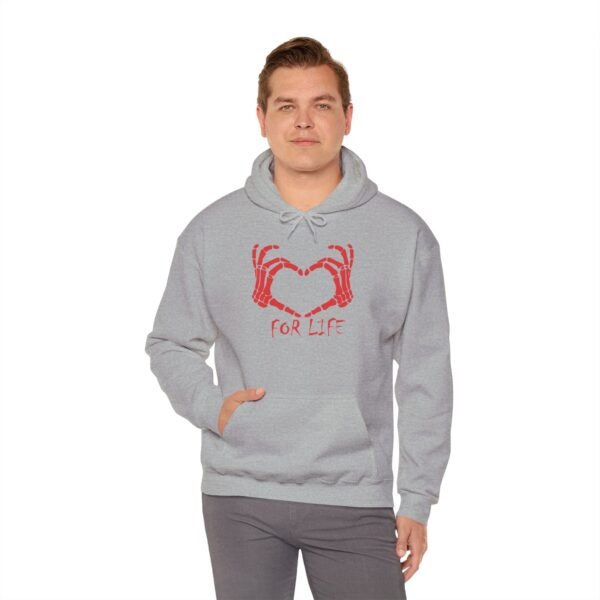 Heart For Life Unisex Heavy Blend™ Hooded Sweatshirt - Image 2