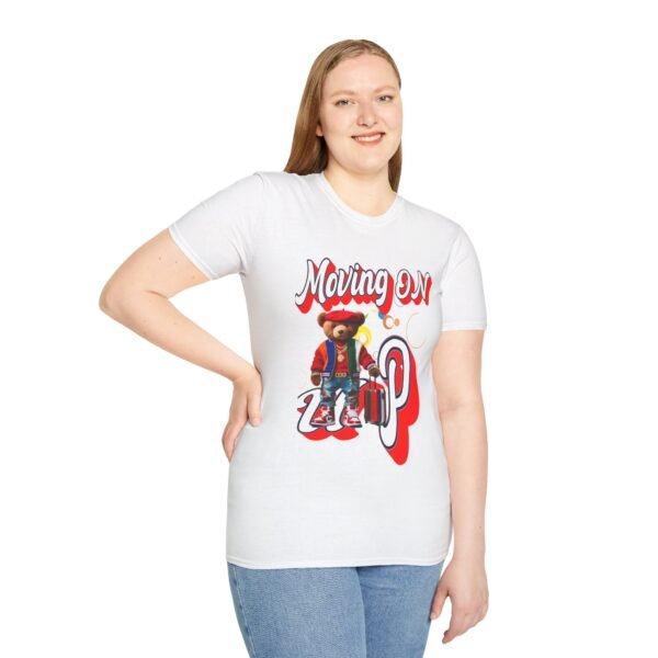 Moving On Up Teddy Unisex T Shirt - Image 2