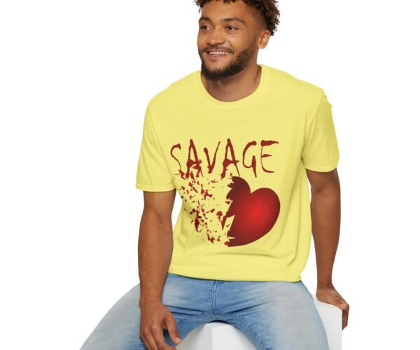 Alternative view of Savage Broken Heart Unisex T Shirt