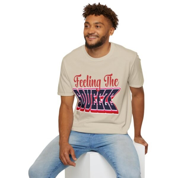 Feeling The Squeeze Red Unisex T Shirt - Image 3