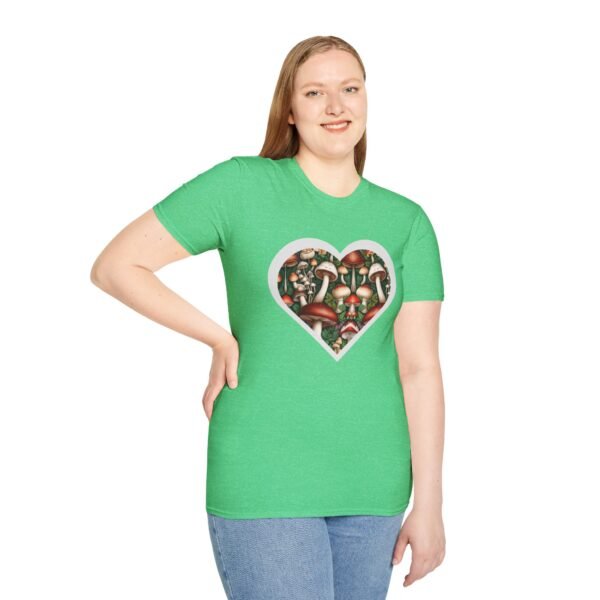 Mushroom Heart Unisex T Shirt