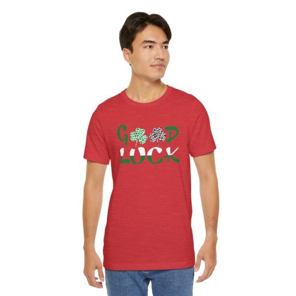 Clover Leaf Good Luck Jersey Short Sleeve Tee Shirt - Image 9