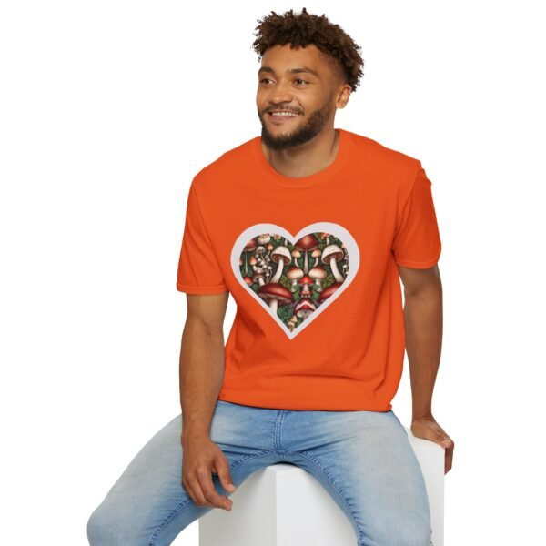 Mushroom Heart Unisex T Shirt - Image 7