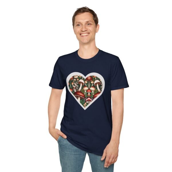 Mushroom Heart Unisex T Shirt - Image 6