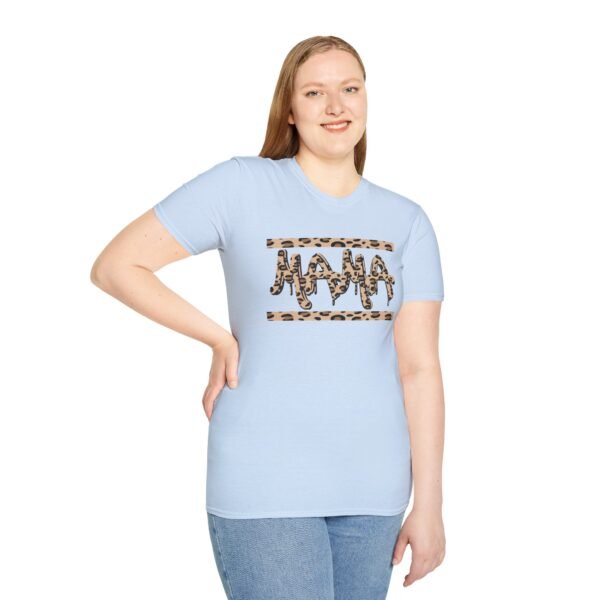 MAMA Leopard Print Unisex T Shirt - Image 2