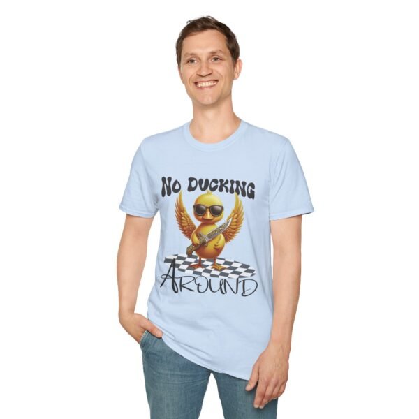 No Ducking Around Yellow Duck Wearing Sunglasses  Unisex T Shirt - Image 6