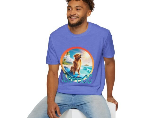 Surf Dog Teddy Unisex T Shirt