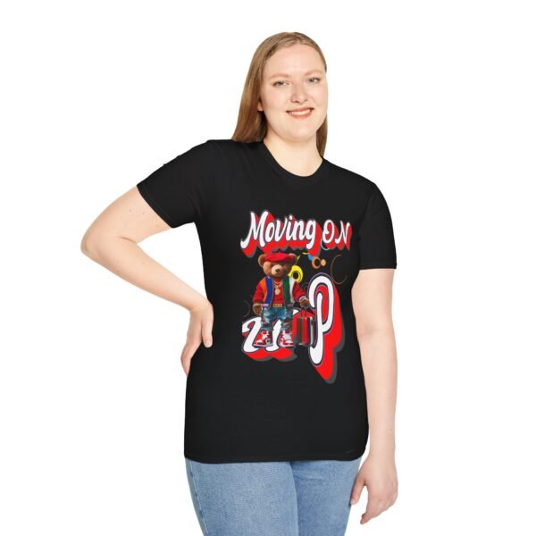 Moving On Up Teddy Unisex T Shirt - Image 3