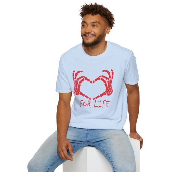 Love Skeleton Heart For Live Unisex T Shirt - Image 5
