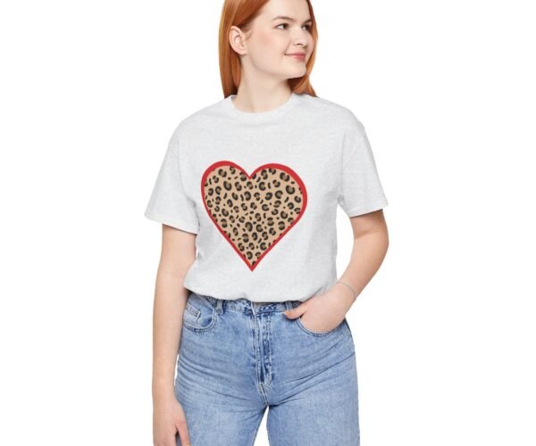 Alternative view of Leopard Heart T Shirt