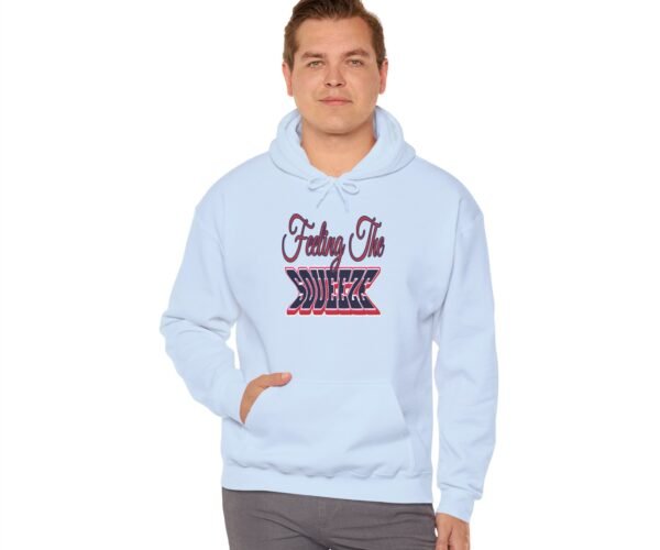 Alternative view of Feeling The Squeeze Unisex Heavy Blend™ Hooded Sweatshirt