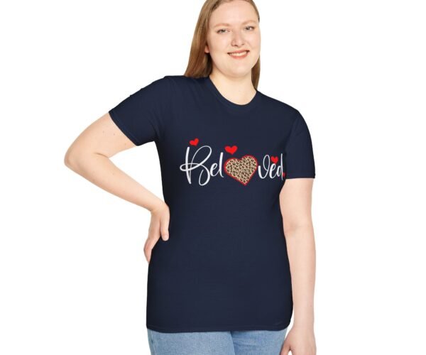 Beloved Leopard Heart Unisex T Shirt