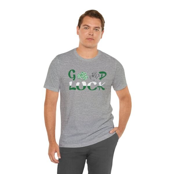 Clover Leaf Good Luck Jersey Short Sleeve Tee Shirt - Image 6