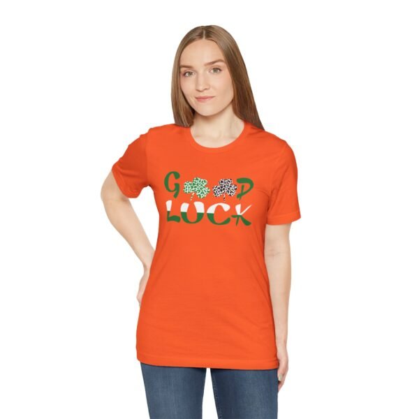Clover Leaf Good Luck Jersey Short Sleeve Tee Shirt - Image 3