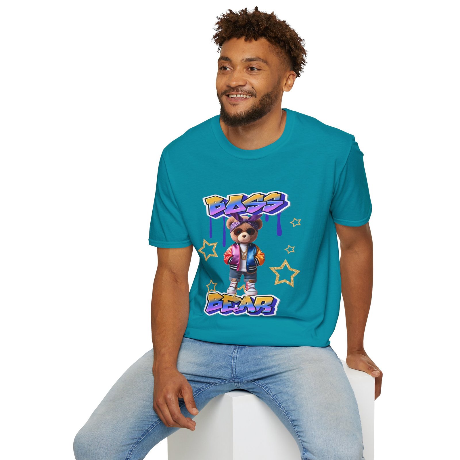 Cool Confident Boss Bear Unisex T Shirt