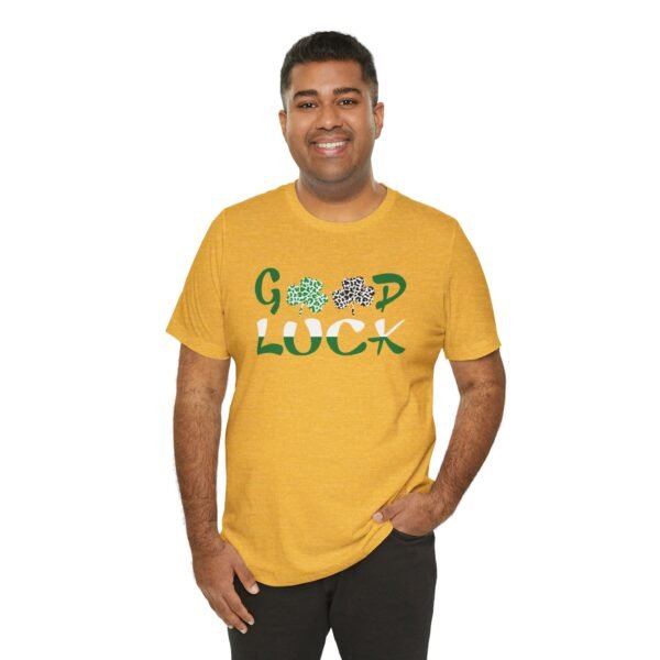 Clover Leaf Good Luck Jersey Short Sleeve Tee Shirt - Image 10
