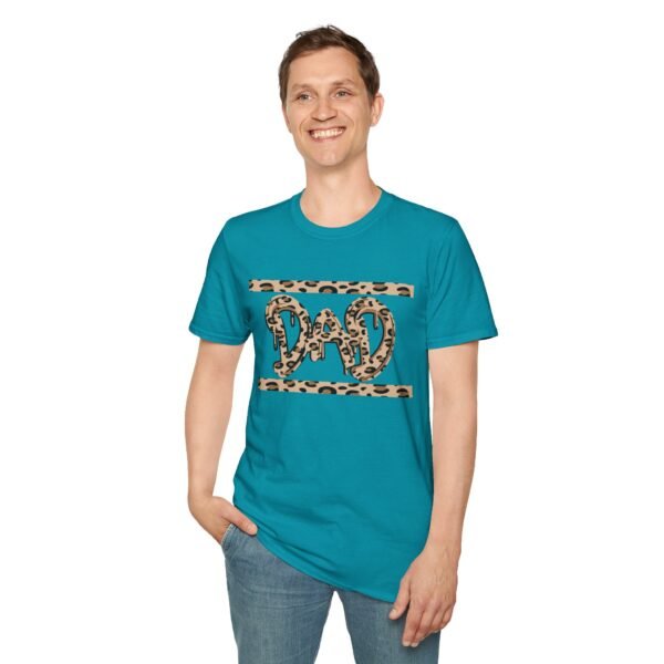 DAD Leopard Print Unisex T Shirt - Image 6