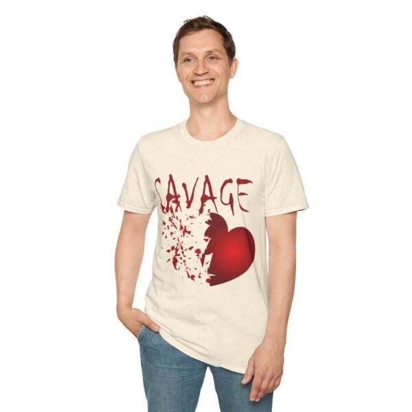 Savage Broken Heart Unisex T Shirt - Image 7