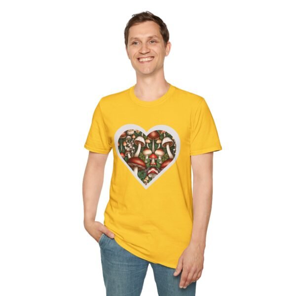 Mushroom Heart Unisex T Shirt - Image 8