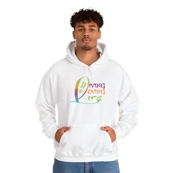 Living Loving My Best Life Unisex Heavy Blend™ Hooded Sweatshirt - Image 8