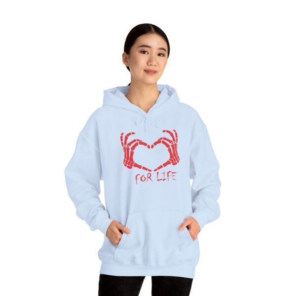 Heart For Life Unisex Heavy Blend™ Hooded Sweatshirt - Image 3