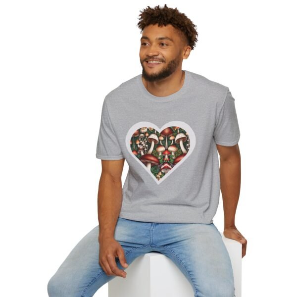 Mushroom Heart Unisex T Shirt - Image 4