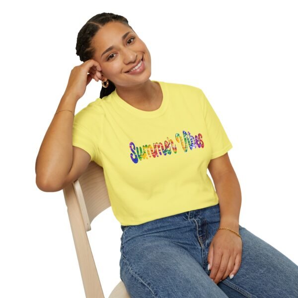 Summer Vibes Multicolor  Unisex T Shirt - Image 5