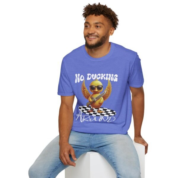 No Ducking Around Yellow Duck Wearing Sunglasses  Unisex T Shirt - Image 7