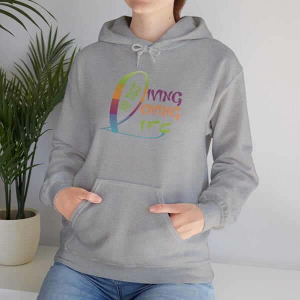 Living Loving My Best Life Unisex Heavy Blend™ Hooded Sweatshirt - Image 14