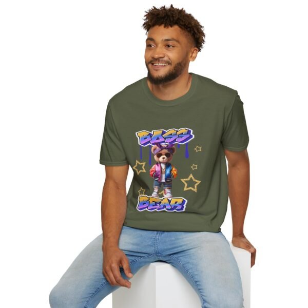 Cool Confident Boss Bear Unisex T Shirt - Image 7